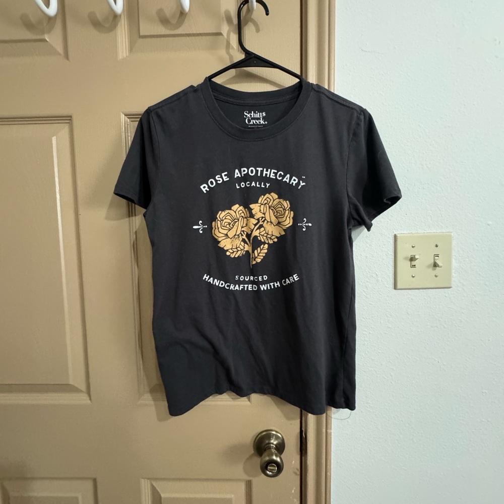 Schitt’s Creek Tee with Rose Apothecary Design